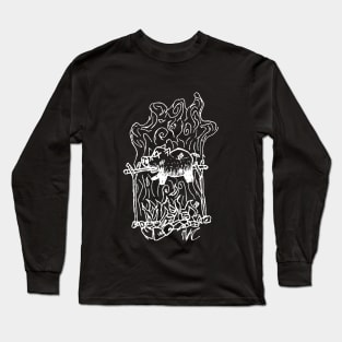 Roasted Pig Ink (white) Long Sleeve T-Shirt